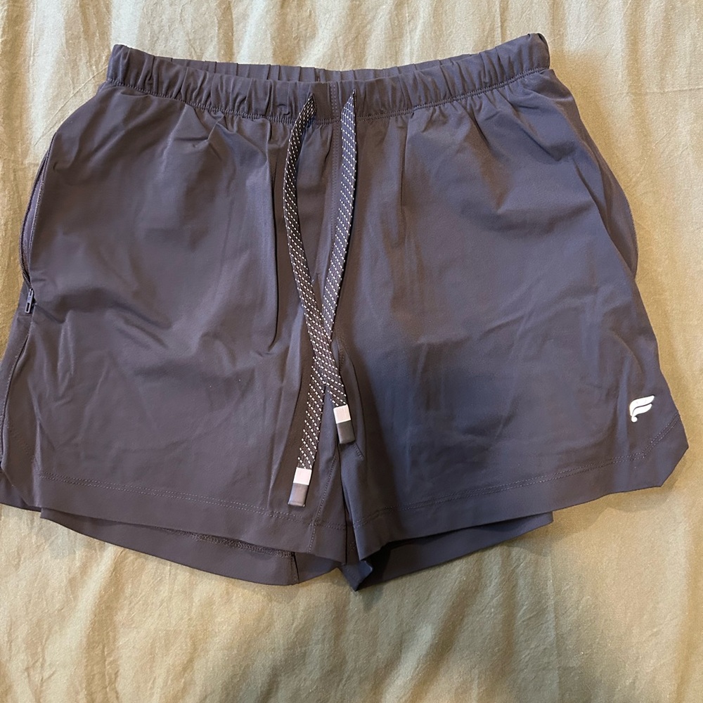 Black Athletic Shorts with Logo